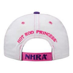 Hot Rod Princess Youth Hat In Pink, Purple & White - Back View