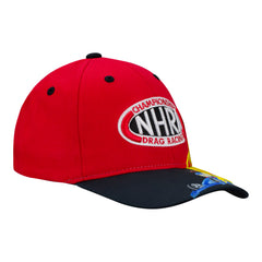Little Racer Youth Hat In Red, Yellow, Black & Blue - Angled Right Side View