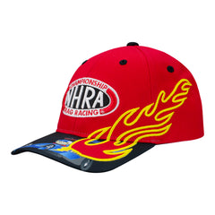 Little Racer Youth Hat In Red, Yellow, Black & Blue - Angled Left Side View