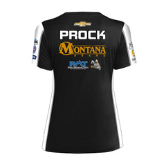 Austin Prock Women's Uniform Shirt In Black - Back View