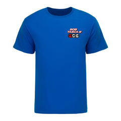 2023 Tasca Car T-Shirt In Blue & Red - Front View
