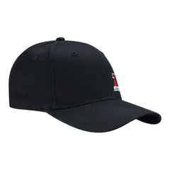 TSR Team Flex-Fit Hat In Black & Red - Angled Right Side View