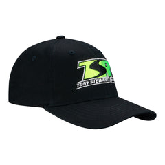 TSR Green Team Flex-Fit Hat In Black & Green - Angled Right Side View