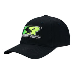 TSR Green Team Flex-Fit Hat In Black & Green - Angled Left Side View
