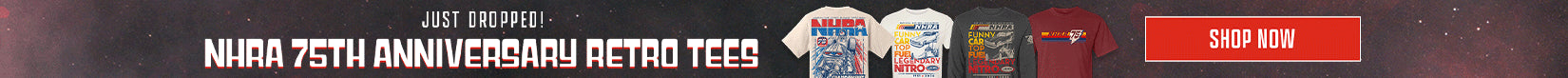 Just Dropped! NHRA 75th Anniversary Retro Tees SHOP NOW