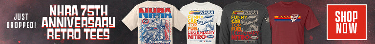 Just Dropped! NHRA 75th Anniversary Retro Tees SHOP NOW